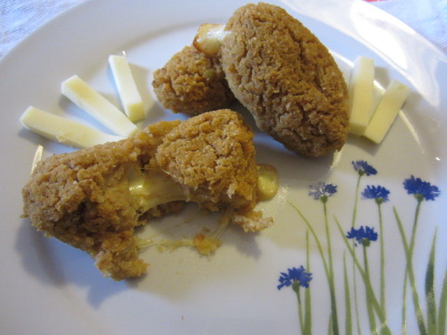 Polpette di verdure con cuore filante
