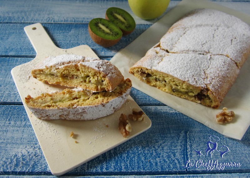 strudel kiwi mela e noci