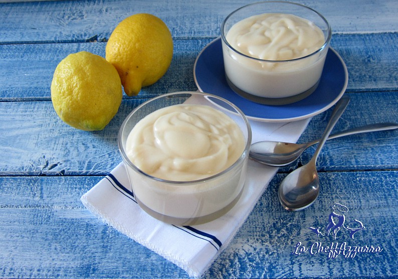 Finto yogurt al limone