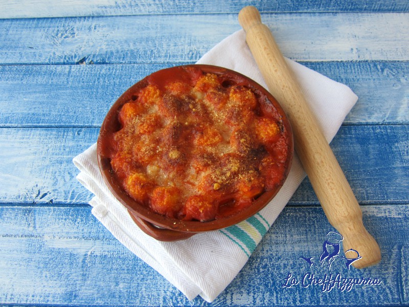 Gnocchi ripieni (al forno)