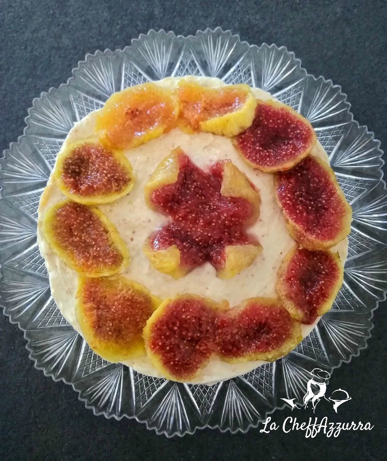 Cheesecake ai fichi - senza cottura