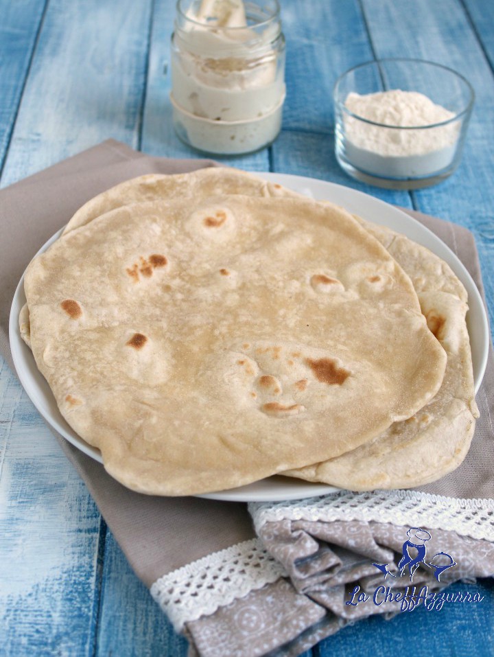 Piadine con esubero di lievito madre