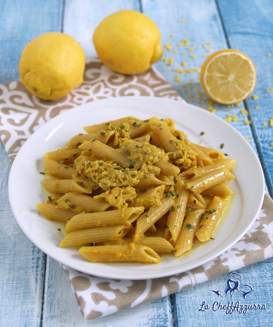 Pasta e tonno al profumo di limone