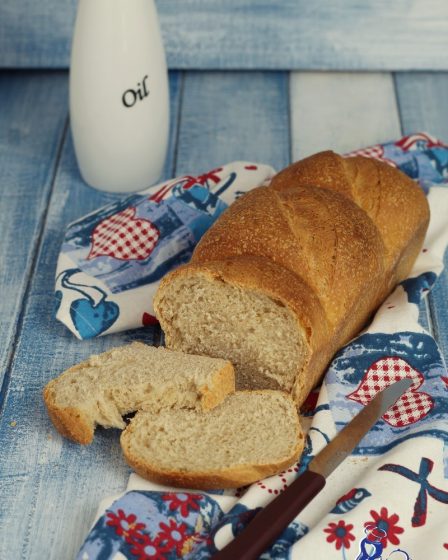 Pane all'olio con lievito madre