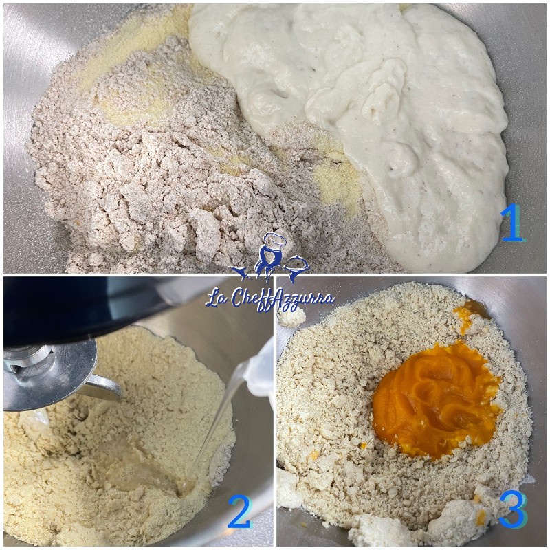 Pane alla zucca (procedimento)