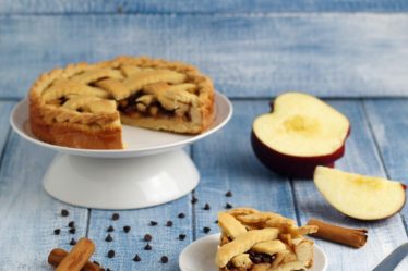 crostata con esubero di lievito madre