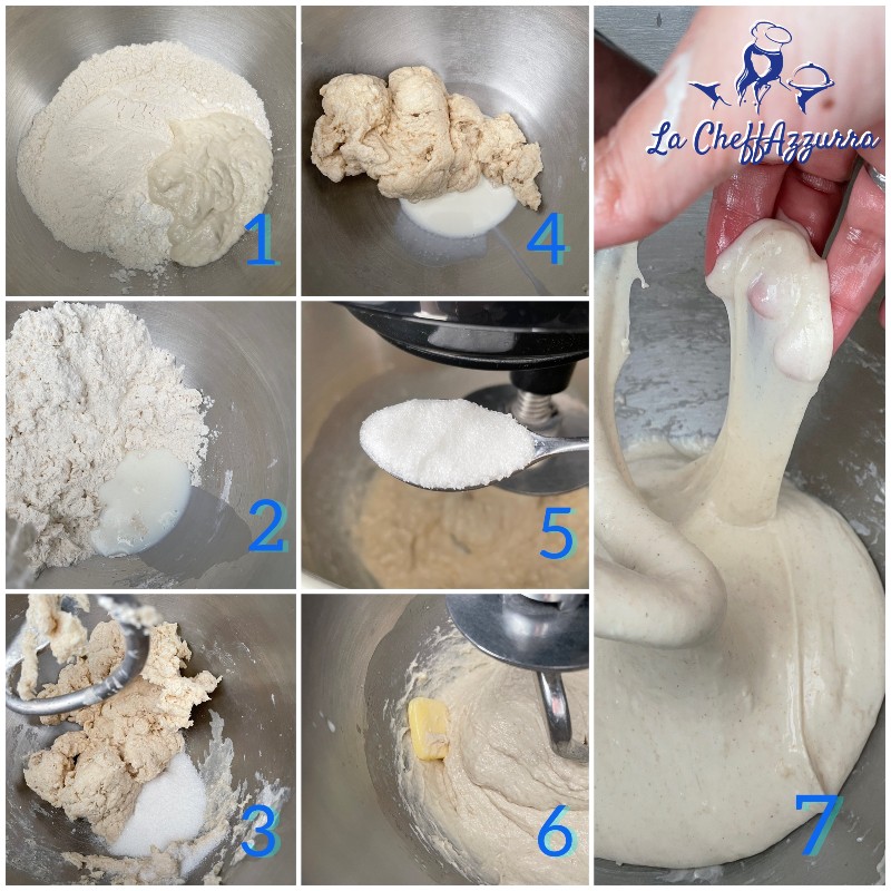 pane con la panna senza uova (procedimento)